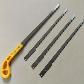 Resim Keskin Bıçaklı Manuel Bahçe Testeresi - Sağlam Metal Yapı, Ağaç Kesme, Marangozluk ve Bahçe İşleri İçin - Taşınabilir Zincirli Testere Alternatifi, DIY Projeler, Peyzaj ve Ev Kullanımı İçin İdeal - Profesyoneller ve Ev Kullanıcıları için El Testeresi 
