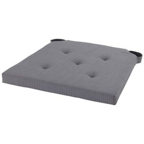 Resim Sumuhome Ikea Justına 35/42X40 Cm Sandalye Minderi Gri 