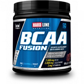 Resim Hardline BCAA Fusion 525 GR Çilek Aromalı 
