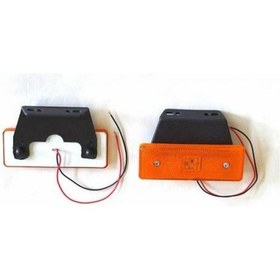 Resim Kamyon Tır Dorse Otobüs Led Marker Yan Lamba 10 Adet Sarı 24 Volt 