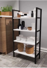 Resim Woodensa Nefes 4 Raflı Çok Amaçlı Mutfak Rafı 