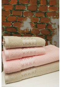 Resim Özdilek Elissa Best Set Hamam Seti Banyo Havlu Takımı Taş - Pudra Diğer 