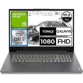 Resim LENOVO V17 I7-1165G7 24GB 512GB 2GB MX350 FDOS 17" FHD 82NX00ECTX-24 