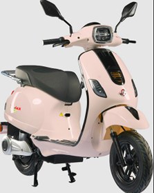 Resim Motolux E-Vintage 2 Tekerlekli Pembe Elektrikli Motosiklet 