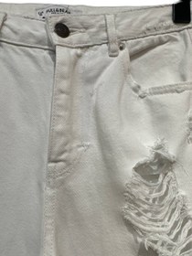 Resim Pull&Bear Beyaz Kadın Pantolon S 