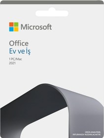 Resim Microsoft Office 2021 Ev Ve Iş Türkçe Kutu Ömür Boyu Lisans Pc/Ma (561123343) 