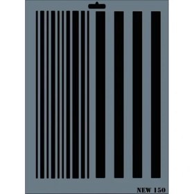 Resim Bucuks Mey Ithalat® Rich New Seri N-150 Stencil 35X25 cm 