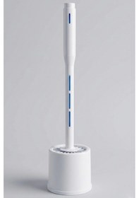 Resim Thentech Kendinden Hazneli Yeni Nesil Klozet Fırçası Koku Yapmayan Hijyenik Silikon Banyo Seti Beyaz 