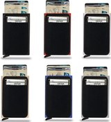 Resim Sones Rfıd Kısa Metal Kart Kılıfı Kredi Kartı Tutucu Cüzdan Gül Altın Diğer 