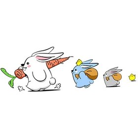 Resim Suntek Tavşan Araba Çıkartmaları Pencere Arabalar Sol-sol 