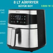 Resim Onvo Airfryer 8 Lt Yağsız Fritöz 