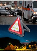 Resim Üçgen Led Reflektör, 1800mah Şarj Edilebilir Pil, Güçlü 