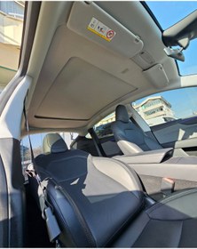 Resim ÇAMKIRAN TESLA MODEL Y JUNİPER 2025 UYUMLU ELEKTRİKLİ TAVAN PERDESİ 