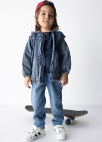 Resim DeFacto Erkek Bebek Kapüşonlu Jean Mont Z2714a223sp 