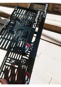 Resim Plakalık Lazer Kesim Pleksi 1 Kare 1 Uzun Araç Cupra Özel Kişiye Özel Plakalık İsime Özel Plakalık 