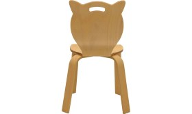 Resim Kitty Naturel Ahşap Çocuk Sandalyesi 2 - 7 Yaş 