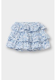 Resim Defacto Kız Bebek Çiçekli Brode Etek F8318a525smer105 Ekru 