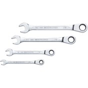 Resim İzeltaş İzeltaş 13000005343 Cırcır Kombine Anahtar Takımı 4 Parça 