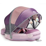 Resim Mambobaby Yüzme Simidi - Purple Seashell, Emniyetli, Gölgelikli ve Ayak Destekli 