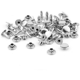 Resim 9 Mm 33,5 No Gümüş Renk Perçin Rivet 30 Adet Gümüş 