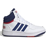 Resim adidas Beyaz Erkek Çocuk Yürüyüş Ayakkabısı GZ9647 HOOPS MID 3.0 K 