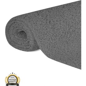 Resim TBM Plastik Kaydırmaz Gri Karmaşık Paspas EN:120cm 120 x 140 cm 