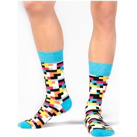 Resim Ozzy Socks Blok Desenli Çorap Çok Renkli 