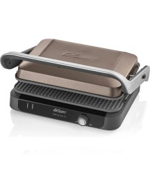 Resim 6 Dilim Kapasiteli 1800W Izgara ve Tost Makinesi, Kahverengi 