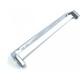 Resim Coşafak Zavinna Z323 Metal Krom - Mat Beyaz 224Mm Akslı Kulp 