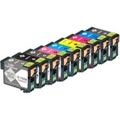 Resim Epson T7601-7609 9 Renk Photoink Muadil Kartuş BK