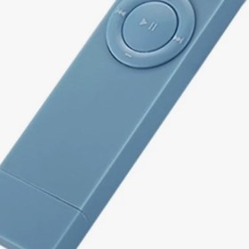 Resim olla Taşınabilir USB Spor U Disk Mini Mp3 Müzik Çalar Desteği 32GB Tf (Mavi) 