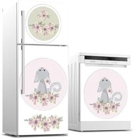 Resim Buzdolabı Ve Bulaşık Makinesi Takım Sticker 0211 