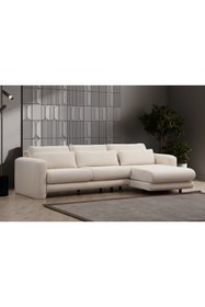 Resim Vivense LİLLY BUKLET KÖŞE KOLTUK, BEYAZ, SAĞ KÖŞE 