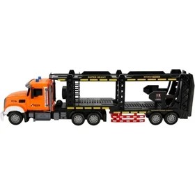 Resim Flamex 1:12 Sesli ve Işıklı USB Şarjlı Uzaktan Kumandalı Transporter 56 cm 