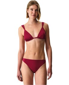 Resim Penti Bordo Evelyn Üçgen Bikini Üstü 