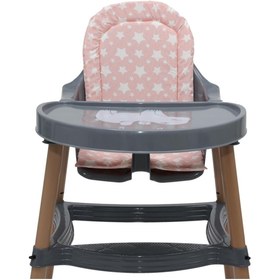 Resim MorBebe Lüx Mama Sandalyesi Minderi ( Tüm Mama Sandalyelerine Uyumludur ) Pembe 