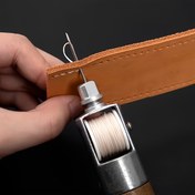Resim 1 Set Profesyonel Hızlı Dikişçi Sahte Deri Dikiş Awl Kiti, Beyaz - DIY El Sanatları Onarımı, Koltuk Dikişi, Deri İşleme için Yüksek Kaliteli Dikiş Aracı - Çoklu Uçlar, Hassas Dikiş için Kolay Kullanım Tasarımı İçerir 