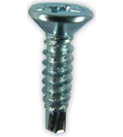 Resim Matkap Uçlu Havşa Başlı Yıldız Vida Beyaz 9 x 32 CM 50'li 