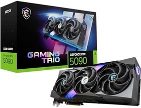 Resim MSI Gaming RTX 5090 32GB Gaming Trio OC Ekran Kartı (32GB GDDR7, 512-bit, Extreme Performans: 2497 MHz, DisplayPort x3 2.1a, HDMI 2.1b, NVIDIA Blackwell Architecture) 