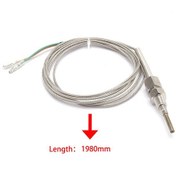 Resim Araba Modifiyeli Gösterge 12v Evrensel 52mm Elektronik Gösterge Egzoz Sensörü 1082 