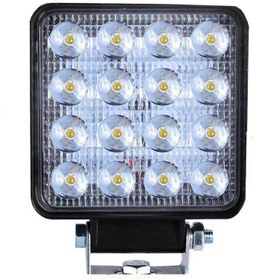 Resim Off Road Kare Led Çalışma Lambası 16 Ledli 12-24V / 48W 