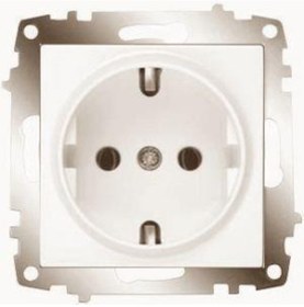 Resim Viko Karre Krem Topraklı Priz Çerçevesiz - 90967208 
