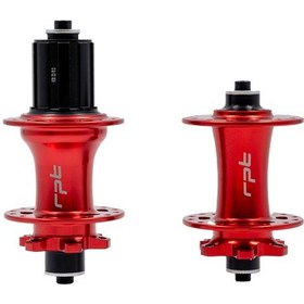 Resim Shimano Raptor Ön/arka Göbek Seti Qr+sokma Mil 8-11v 32d 6 Vida Kırmızı 220223 Siyah 