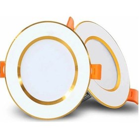 Resim 7w 3 Renkli Beyaz,gün Işığı,ikisi Bir Arada Beyaz Gold Led Spot Lamba -1 Adettir Beyaz Gold 