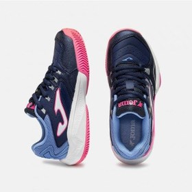 Resim Joma Master 1000 Jr Kız Çocuk Tenis Ve Padel Ayakkabısı Lacivert Pembe Jmats2633c Lacivert - Pembe 