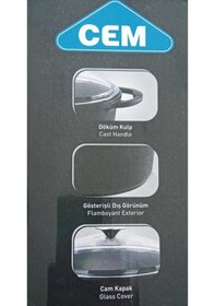 Resim Premium Serisi 26 Cm Alüminyum Döküm Basık Karnıyarık Tencere Kutulu 