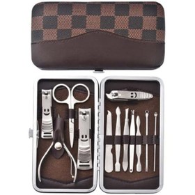 Resim Hype Store SNA 12 Parça Çanta Tipi Manikür Pedikür Tırnak Bakım Seti Çantalı set paslanmaz çelik 