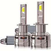 Resim Challenger H1 Led Far Ampulü 9005 Hb3 9006 Hb4 500m Menzil 950 Parlak Alüminyum Gövde 