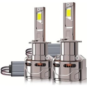 Resim Challenger H1 Led Far Ampulü 9005 Hb3 9006 Hb4 500m Menzil 950 Parlak Alüminyum Gövde 