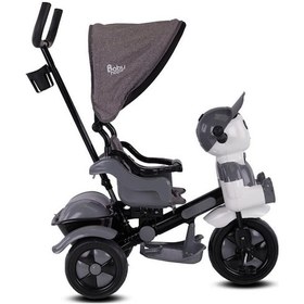 Resim Babyhope Yupi Triycle Üç Tekerlikli Bisiklet Gri 03012560 